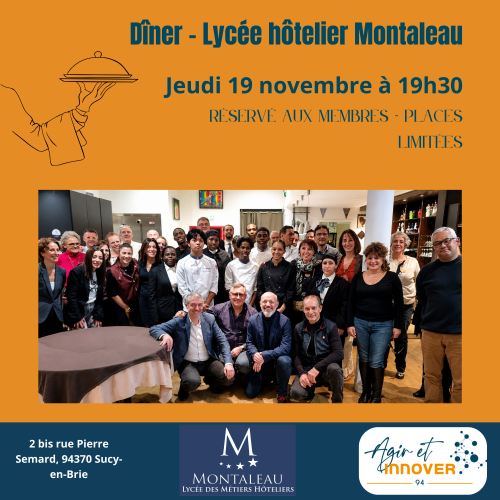 2ème Diner -Lycée hôtelier Montaleau